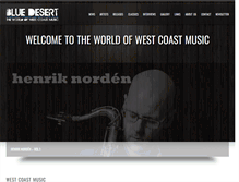 Tablet Screenshot of bluedesert.dk
